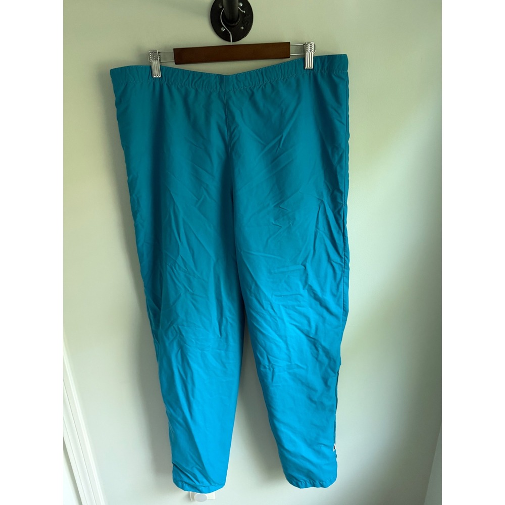 Vintage LL Bean by Helly Hansen Teal Blue Windbreaker Pants Mens Large 40x32